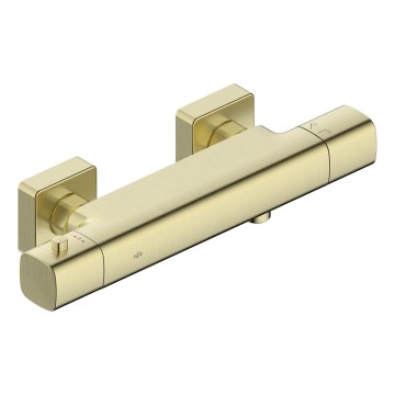 KFA Armatura 5756-010-31 - Mezclador termostático de ducha MALAGA, oro cepillado