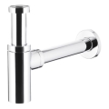 KFA Armatura 600-003-00 - Sifón redondo para lavabo cromo brillante