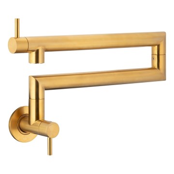 KFA Armatura 6623-030-31 - Grifo de cocina articulado DUERO POT FILLER acero inoxidable/dorado cepillado