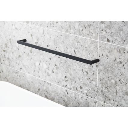 KFA Armatura 864-026-81 - Toallero de pared 47 cm acero inoxidable/mate negro