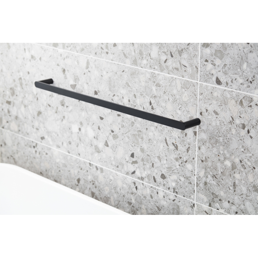 KFA Armatura 864-026-81 - Toallero de pared 47 cm acero inoxidable/mate negro