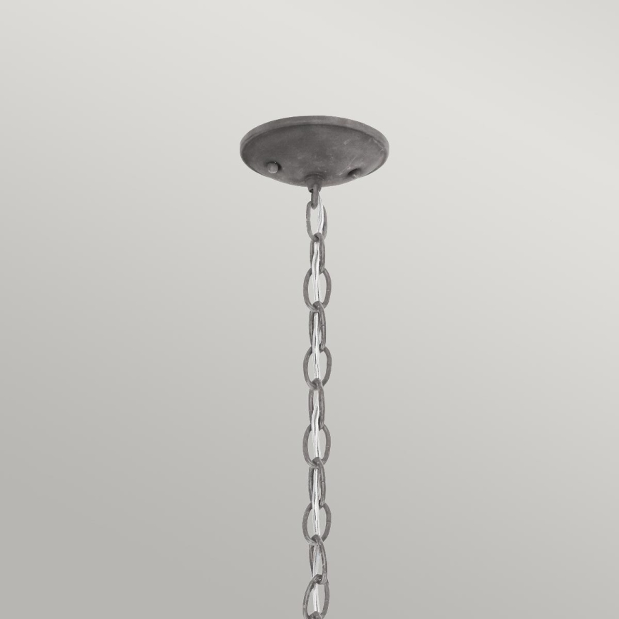 Kichler - Lámpara colgante para exterior BRIDGE POINT 1xE27/60W/230V IP44