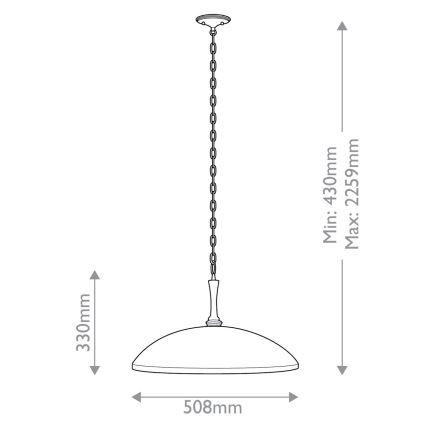 Kichler - Lámpara colgante con cadena DELAROSA 1xE27/60W/230V negro/latón