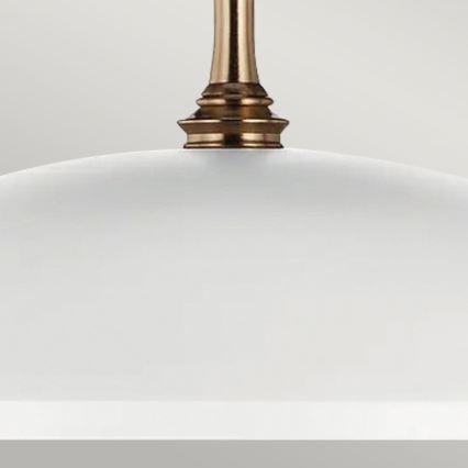 Kichler - Lámpara colgante con cadena DELAROSA 1xE27/60W/230V blanco/latón