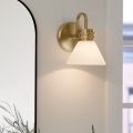 Kichler KL-FARUM1-CPZ - Lámpara de baño LED FARUM 1xG9/3W/230V latón