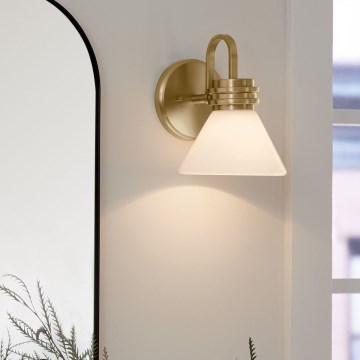 Kichler KL-FARUM1-CPZ - Lámpara de baño LED FARUM 1xG9/3W/230V latón