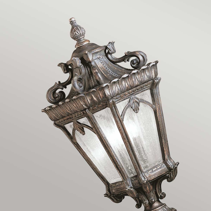 Kichler - Lámpara de exterior TOURNAI 2xE14/60W/230V IP44, acabado bronce
