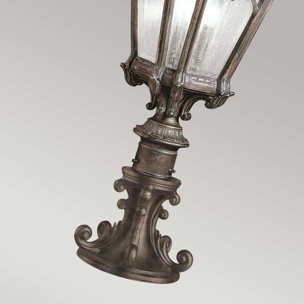 Kichler - Lámpara de exterior TOURNAI 2xE14/60W/230V IP44, acabado bronce