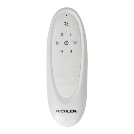 Kichler - Ventilador de techo FERRON cromo brillante + control remoto