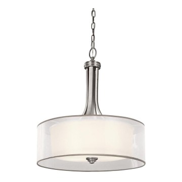 Kichler - Lámpara colgante con cadena LACEY 4xE27/60W/230V con acabado en cromo mate