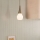 Kichler - Lámpara colgante DEELA 1xE27/60W/230V diá. 17,8 cm latón