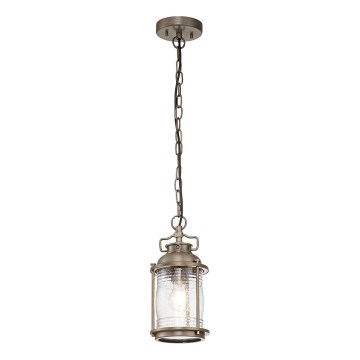 Kichler - Lámpara colgante para exterior ASHLAND BAY 1xE27/60W/230V IP44