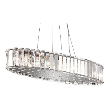 Kichler - Lámpara de araña LED para cuarto de baño CRYSTAL SKYE 12xG9/3W/230V IP44