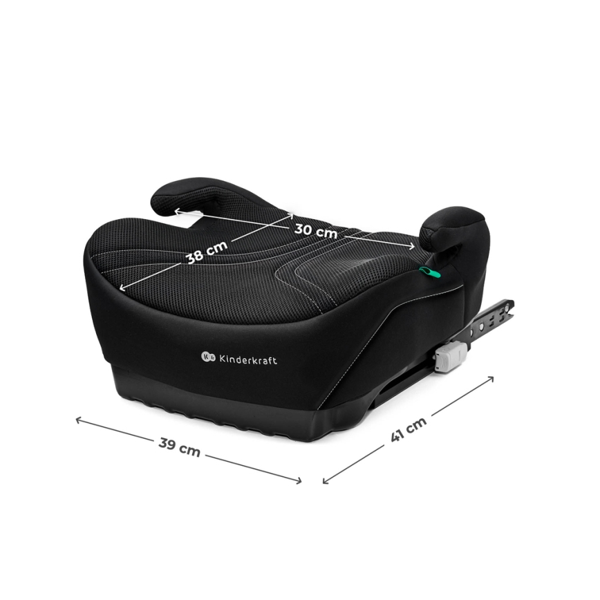 KINDERKRAFT - Alzador para coche I-BOOST 2 PRO i-Size 125–150 cm negro