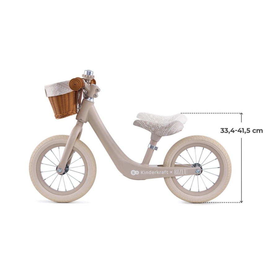 KINDERKRAFT - Bicicleta de equilibrio RAPID 2 Dune Whisper Bizuu