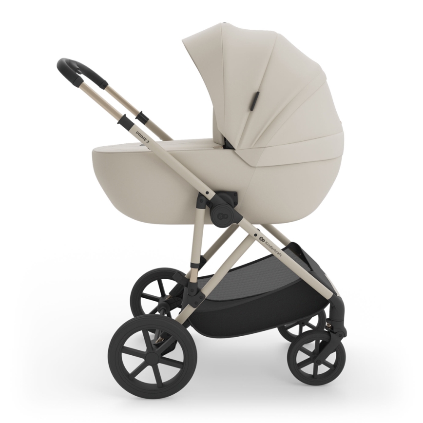 KINDERKRAFT - Carrito combinable 3 en 1 PRIME 3 Sand Dune
