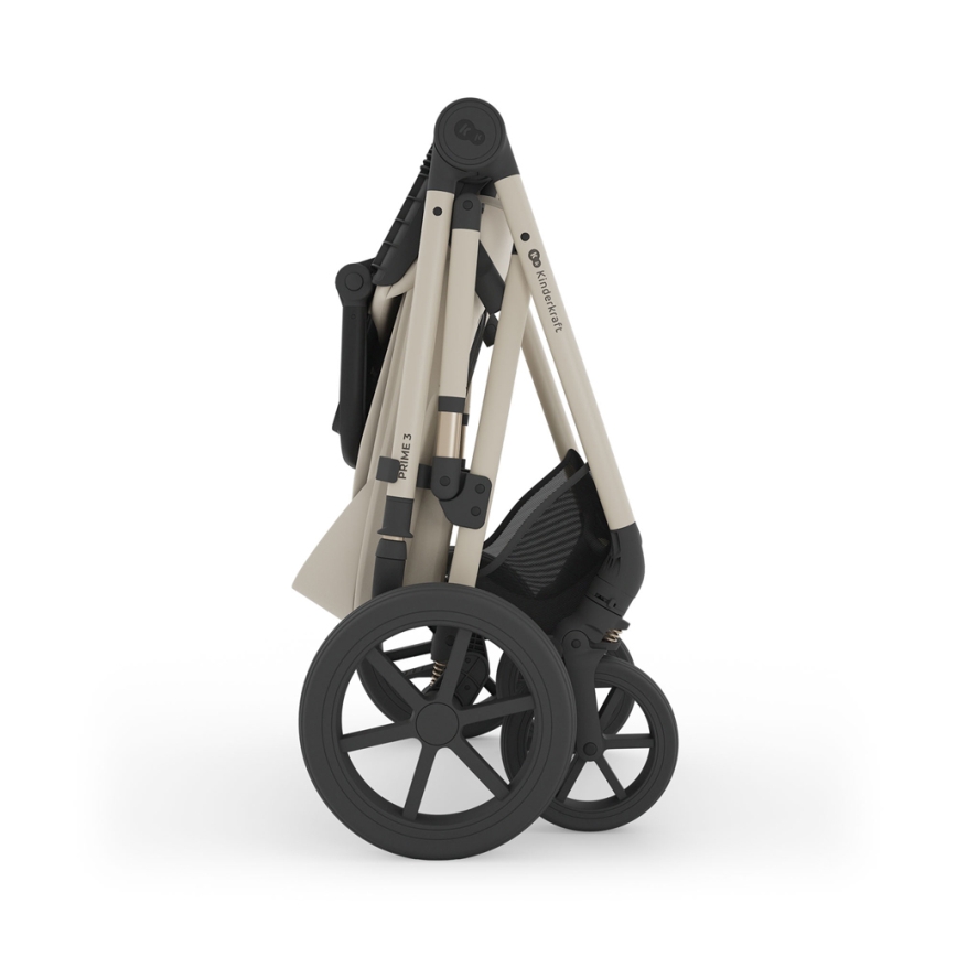 KINDERKRAFT - Carrito combinable 3 en 1 PRIME 3 Sand Dune