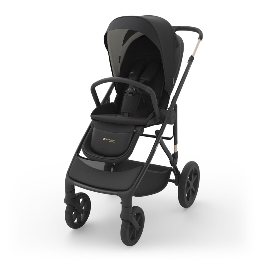 KINDERKRAFT - Cochecito combinable 3 en 1 PRIME 3 Venezian Negro