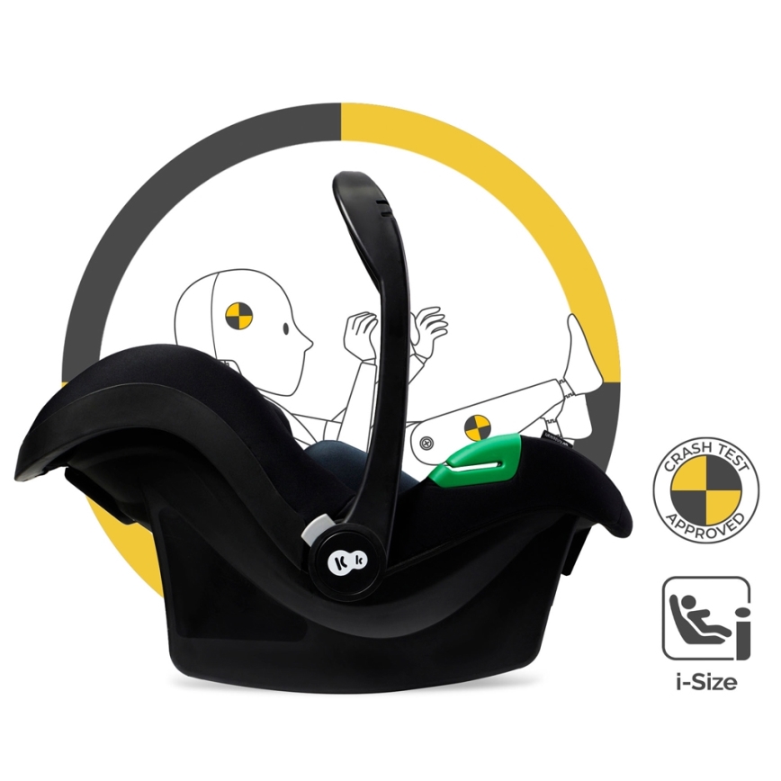 KINDERKRAFT - Cochecito combinado 3en1 MOOV 2 Moonlight gris + silla de coche MINK PRO