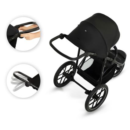 KINDERKRAFT - Cochecito deportivo HELSI2 negro