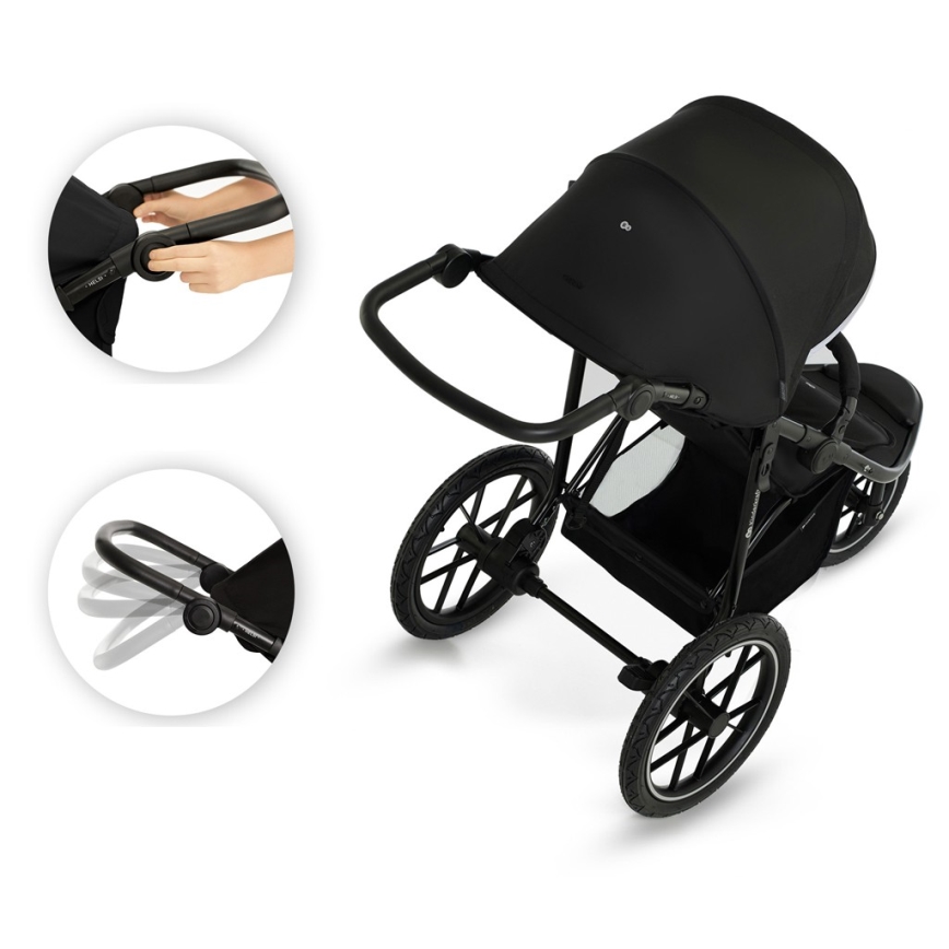 KINDERKRAFT - Cochecito deportivo HELSI2 negro