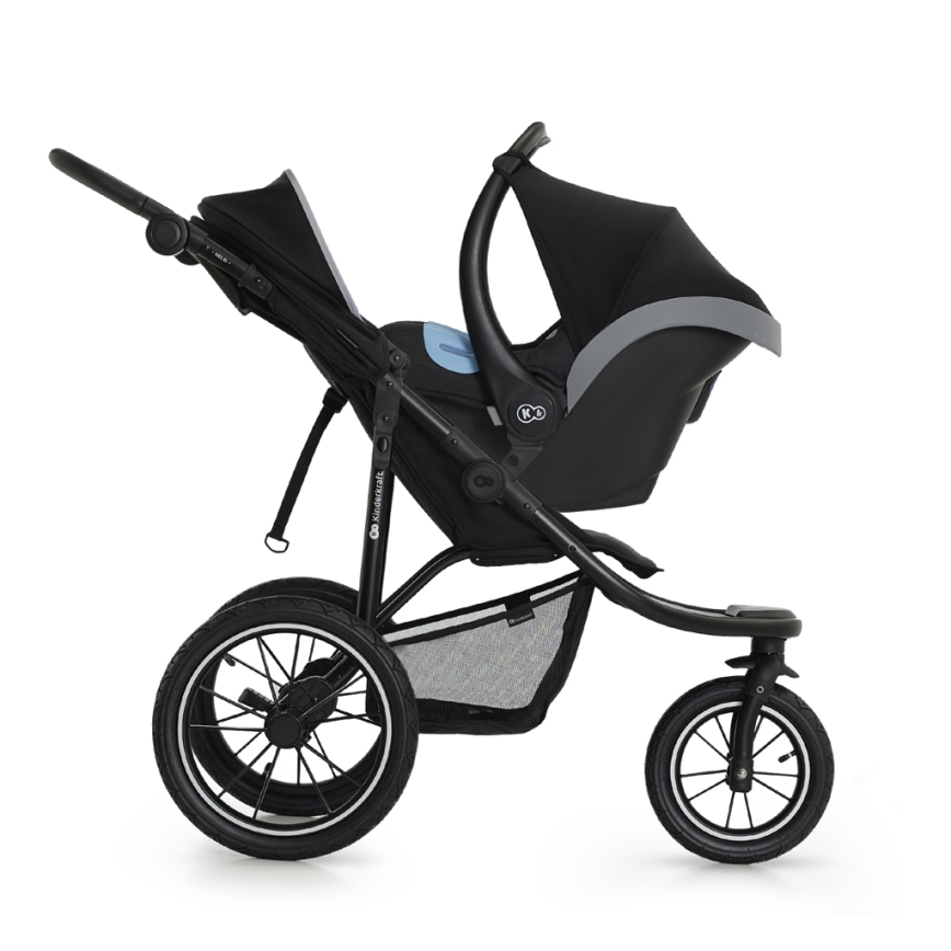KINDERKRAFT - Cochecito deportivo HELSI2 negro