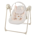 KINDERKRAFT - Columpio infantil con melodía SWINGEE beige 4xAAA/230V