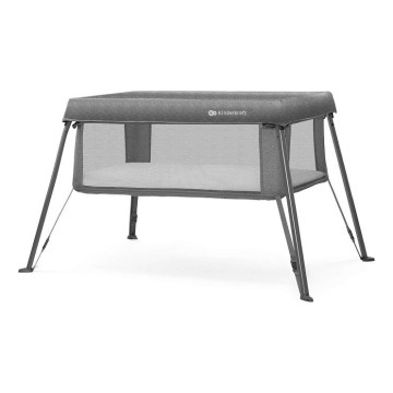 KINDERKRAFT - Cuna de viaje 3 en 1 CAMI gris