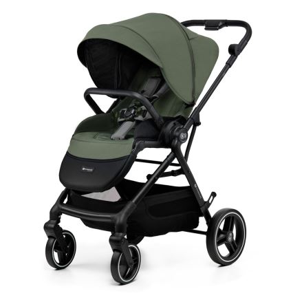 KINDERKRAFT SELECT - Cochecito combinable 2 en 1 YOXI Verde místico