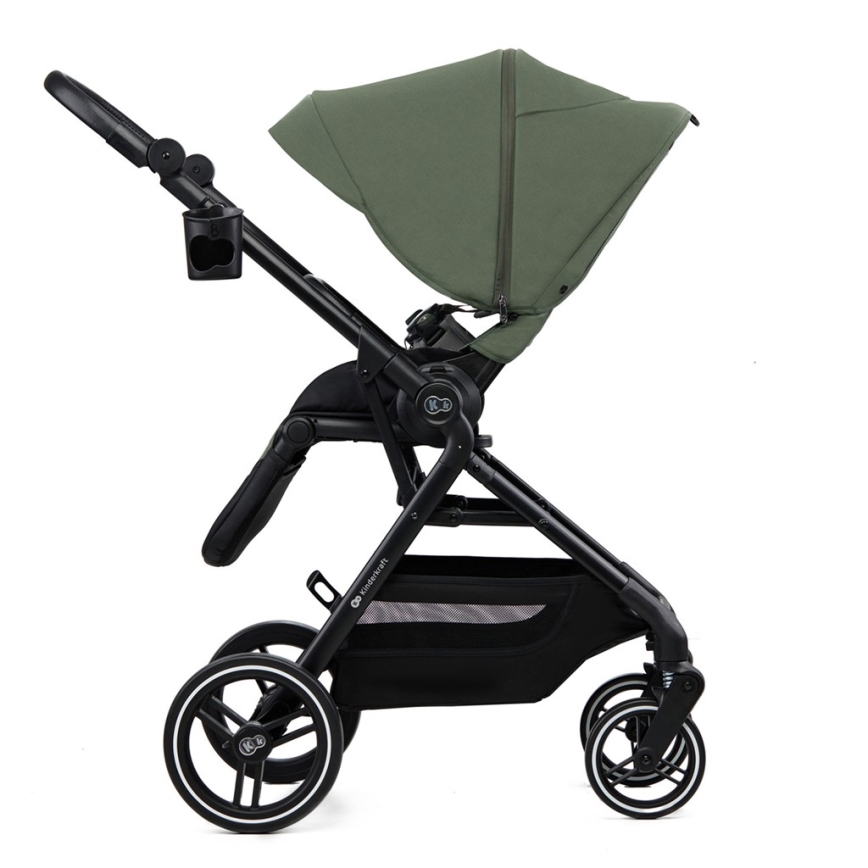 KINDERKRAFT SELECT - Cochecito combinable 2 en 1 YOXI Verde místico