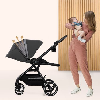 KINDERKRAFT SELECT - Cochecito deportivo YOXI Moonlight grey