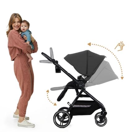 KINDERKRAFT SELECT - Cochecito deportivo YOXI Moonlight grey