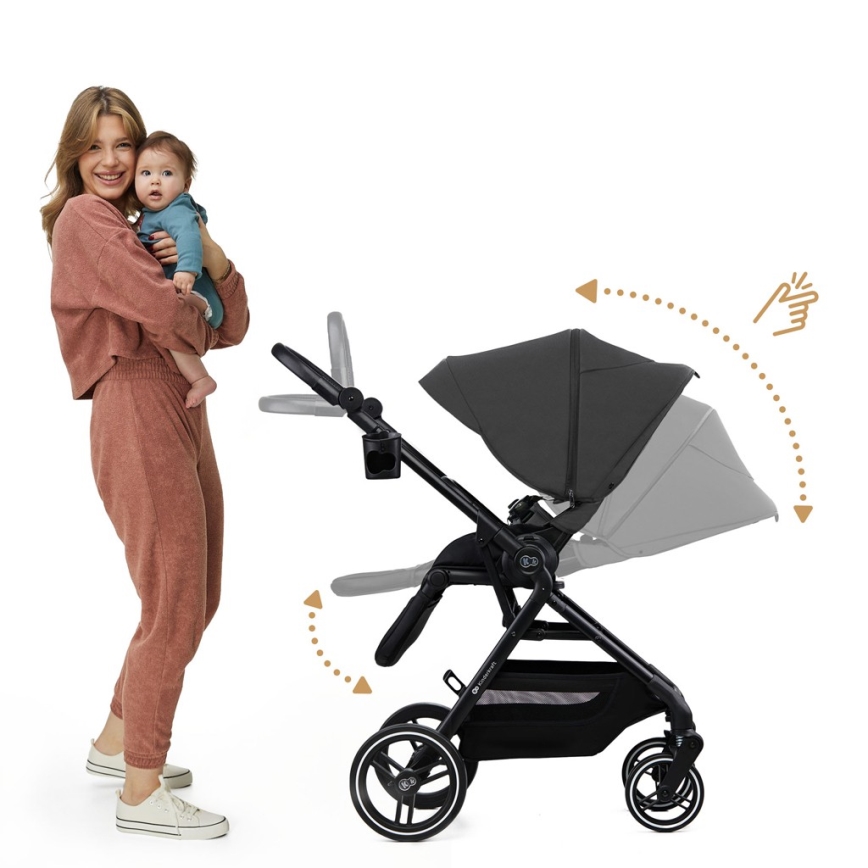 KINDERKRAFT SELECT - Cochecito deportivo YOXI Moonlight grey
