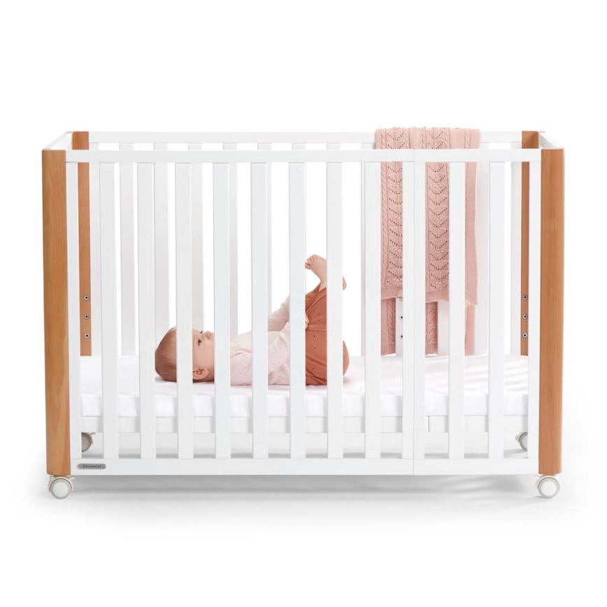 KINDERKRAFT SELECT - Cuna para bebé 4 en 1 KOYA Premium haya/pino