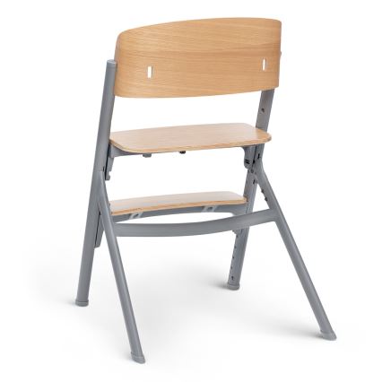 KINDERKRAFT SELECT - Trona infantil 3 en 1 LIVY Premium roble + hamaca CALMEE