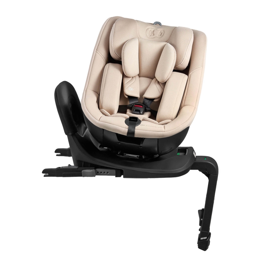 KINDERKRAFT - Silla de coche con base giratoria I-GUARD i-Size 40-105 cm beige