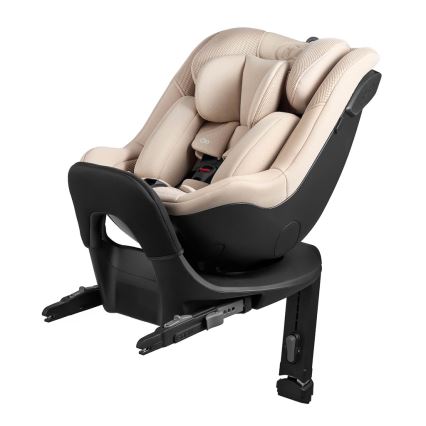 KINDERKRAFT - Silla de coche con base giratoria I-GUARD i-Size 40-105 cm beige