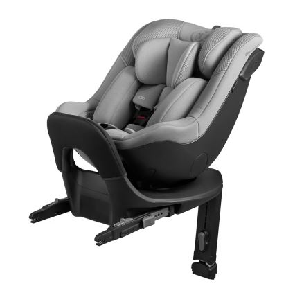 KINDERKRAFT - Silla de coche con base giratoria I-GUARD i-Size 40-105 cm, gris