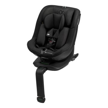 KINDERKRAFT - Silla de coche con base giratoria I-GUARD i-Size 40-105 cm negra