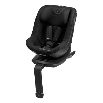 KINDERKRAFT - Silla de coche con base giratoria I-GUARD PRO i-Size 61-105 cm negra