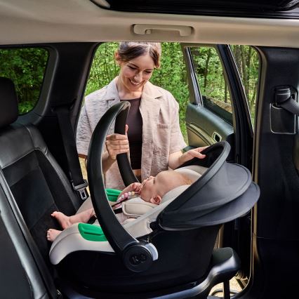 KINDERKRAFT - Silla de coche MINK PRO 2 40-87 cm (0-13 kg) beige