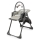 KINDERKRAFT - Silla de comedor infantil 2 en 1 TUMMIE gris