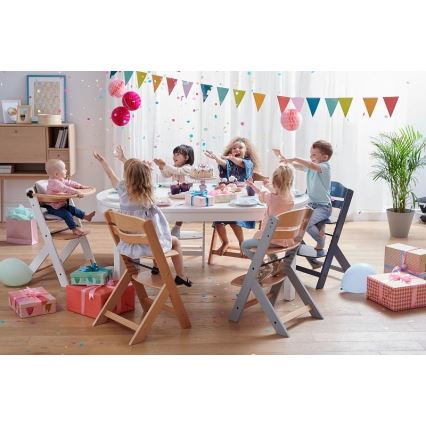 KINDERKRAFT - Silla de comedor infantil ENOCK blanco