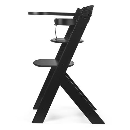 KINDERKRAFT - Silla de comedor infantil ENOCK Premium acolchada, color negro