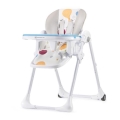 KINDERKRAFT - Silla de comedor para niños YUMMY beige/blanco
