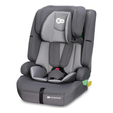 KINDERKRAFT - Silla para coche SAFETY FIX 2 i-Tamaño (76-150 cm) gris