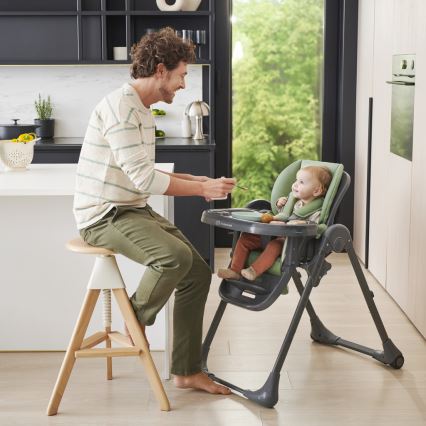 KINDERKRAFT - Trona infantil 2 en 1 TUMMIE verde