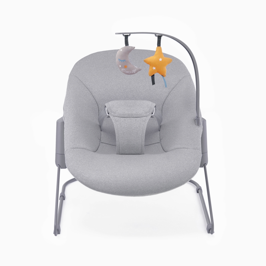 KINDERKRAFT - Tumbona para bebé CALMEE gris