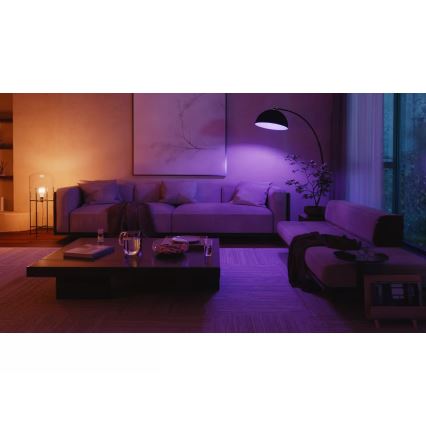 Kit básico Philips Hue WHITE AND COLOR AMBIANCE 3xE27/8,1W 1000-20000K+ dispositivo de conexión