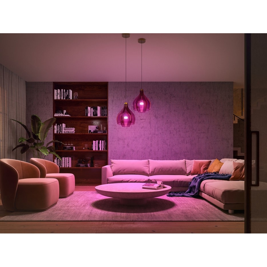 Kit básico Philips Hue WHITE AND COLOR AMBIANCE 3xE27/9W/230V 2000-6500K + Hue bridge